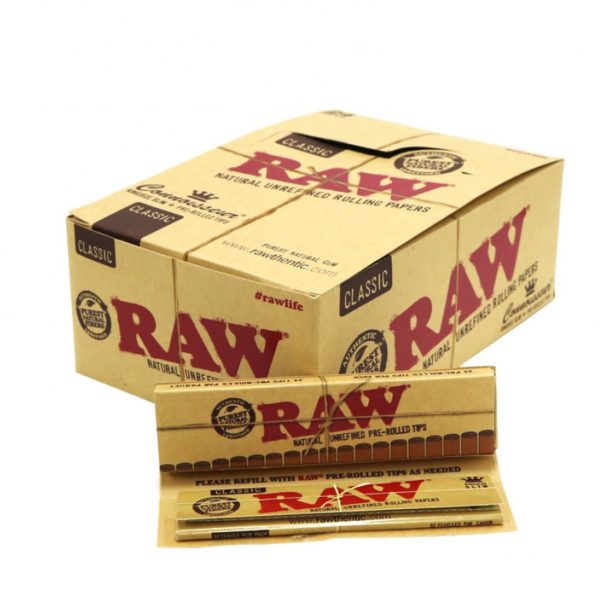 Raw Classic Connoisseur Prerolled Tips King Size