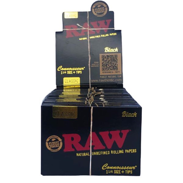 Raw Black Connoisseur Size 1 1/4