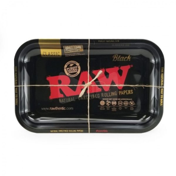 Raw Rolling Tray Small Black