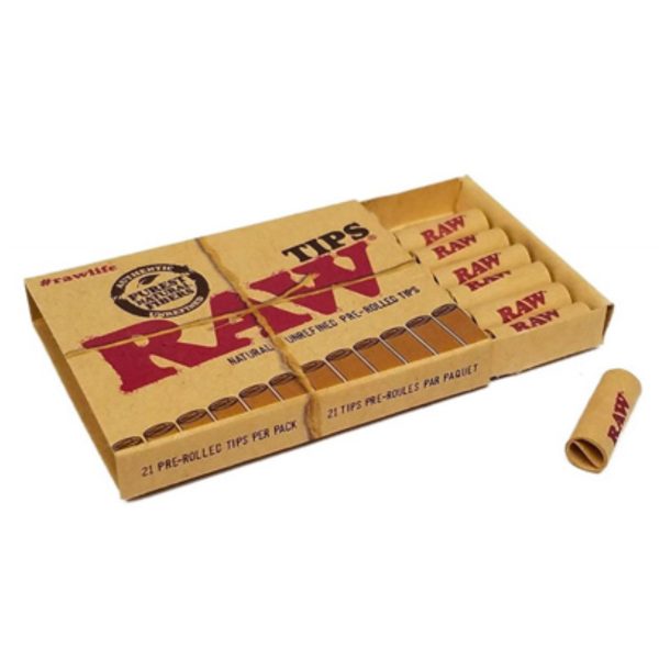 Raw Pre Rolled Tips 21 Filtri