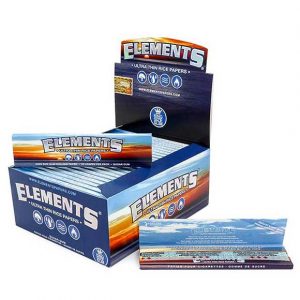 Cartine ELEMENTS Lunghe Slim 100pz King Size Scatola 