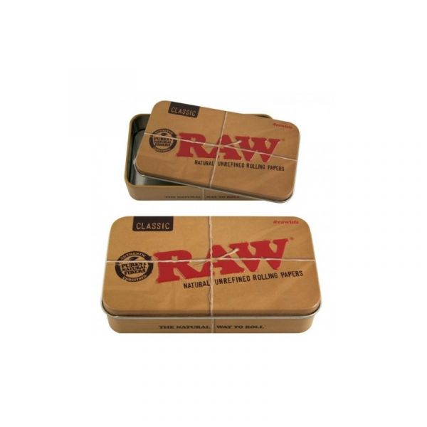 Raw Classic Metal Tin Case - Raw Classic Starter Kit - Torino - MonkeysGod