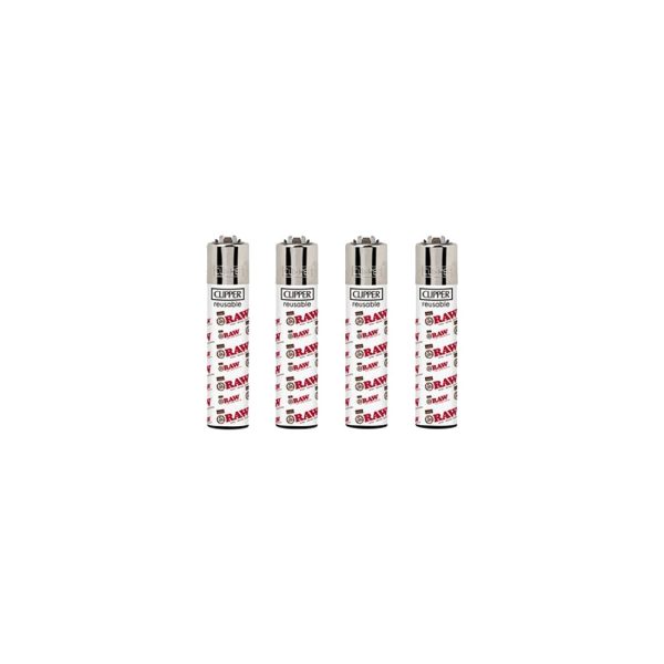 Clipper Large Raw Classic Logo White