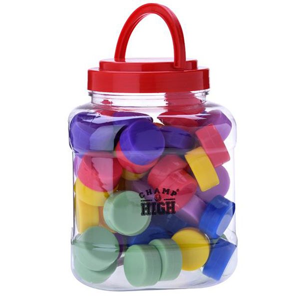 ChampHigh Oil Conteiners - Vari Colori - Capacità 3,5 ml - Contenitore in Silicone
