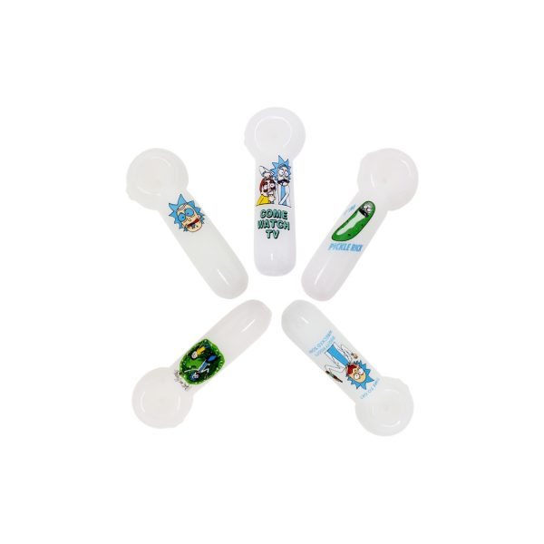 Rick & Morty - Pipa Bubbler - Bianca - Cristallo - Varie Fantasie