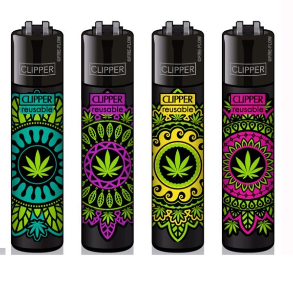 Clipper Large - Mandalas Leaves 3