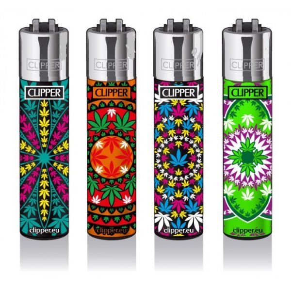 Clipper Large - Weed Mandala 2