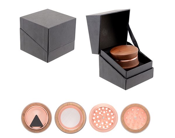 Grinder in Bamboo - 4 Parti - Diametro 63mm