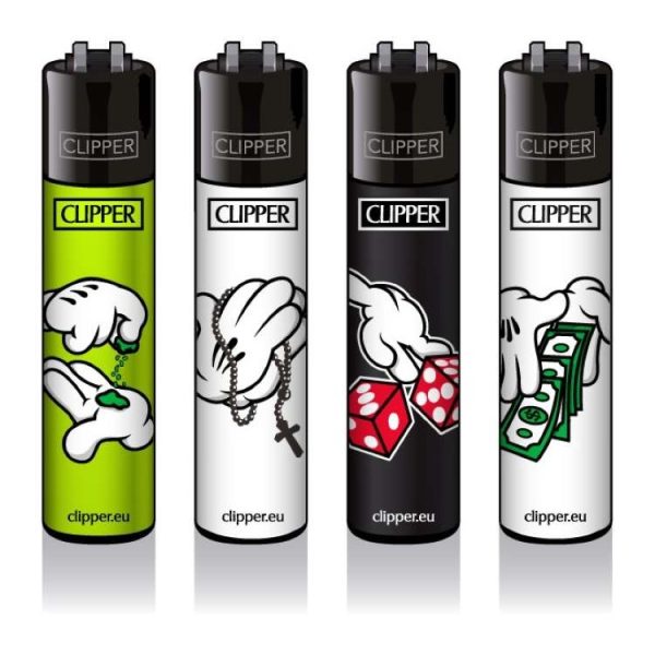 Clipper Large - Cartoon Hands