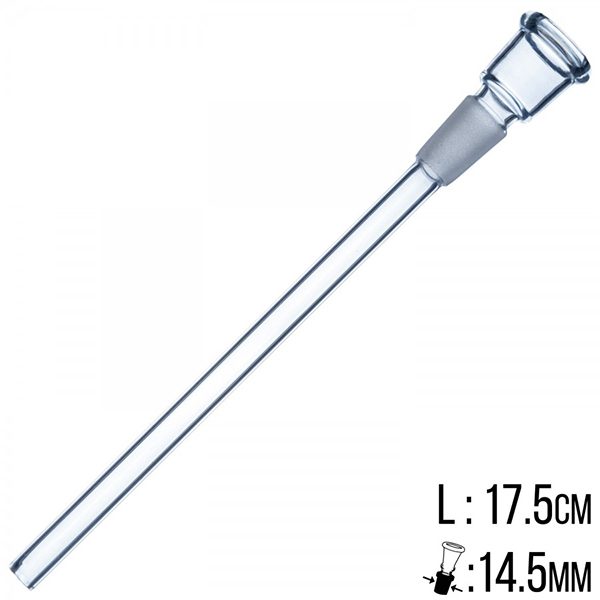 Diffusore per Bong con Braciere - Lunghezza 17 cm - Diametro 14,5mm