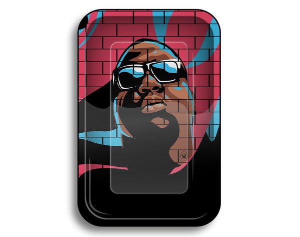 Rolling Tray in Metallo Medio – Fantasia The Notorius B.I.G. – Dimensioni 27,5 x 17,5 cm