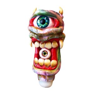 Bubbler Creepy Oculist Pipe – Pipa con Frizione in Vetro Creepy Oculist – Bubbler 14 cm