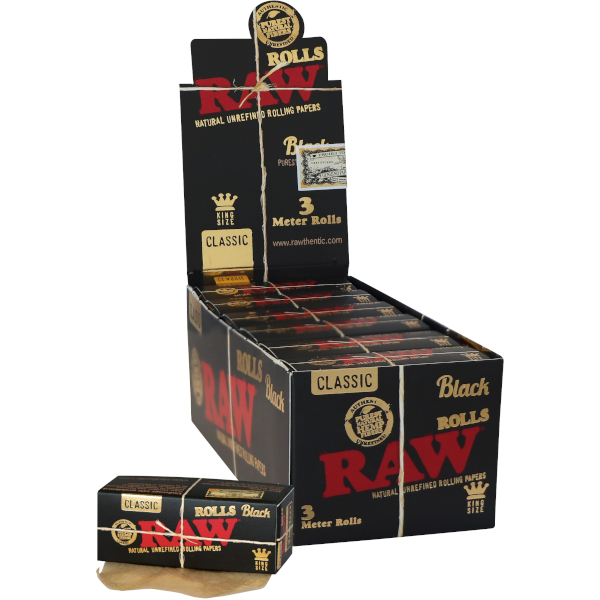 Raw-Black Rolls-King Size