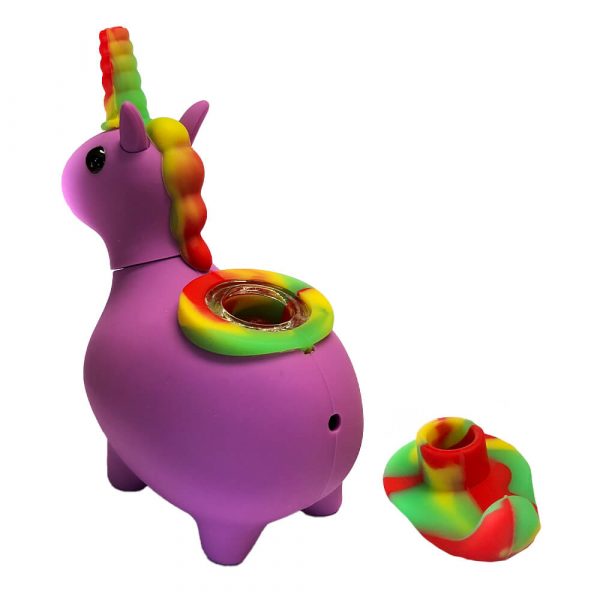 Silicone Bubbler- Unicorn -12 cm