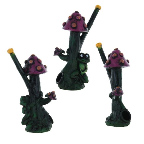 Smoking Pipe - Pipa in Poliresina - Frog - 14cm