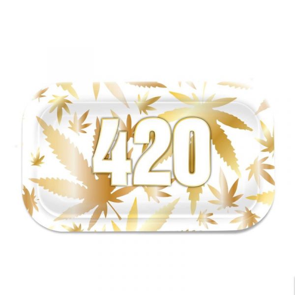 Metal Rolling Tray - V-Syndicate - 420 Gold
