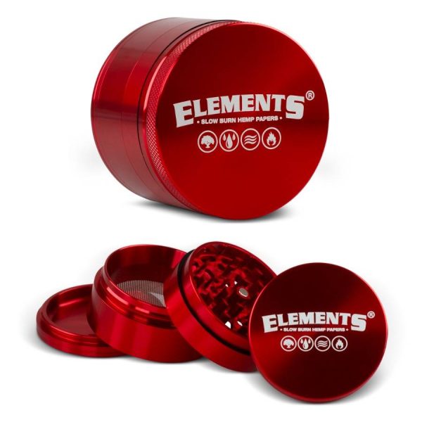 Grinder Elements Red - Large