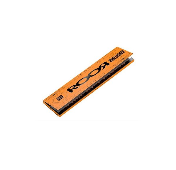 ROOR Unbleached King Size Slim CBD-infused - Orange
