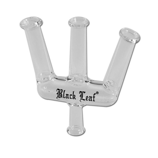 Black Leaf - Glass Trident