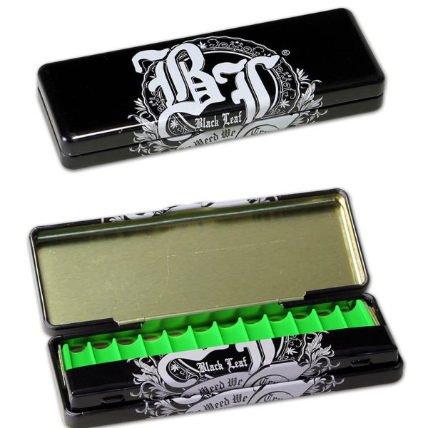Black Leaf - Metal Tin Can with Filter Case and Paper