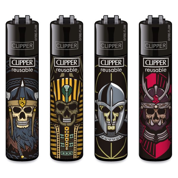 Clipper Large - Ancient Skulls