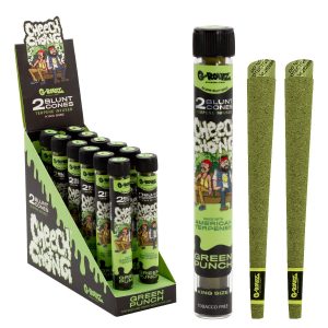 G-Rollz - Terpene Infused Blunt Cones - Cheech & Chong(TM) - Green Pounch