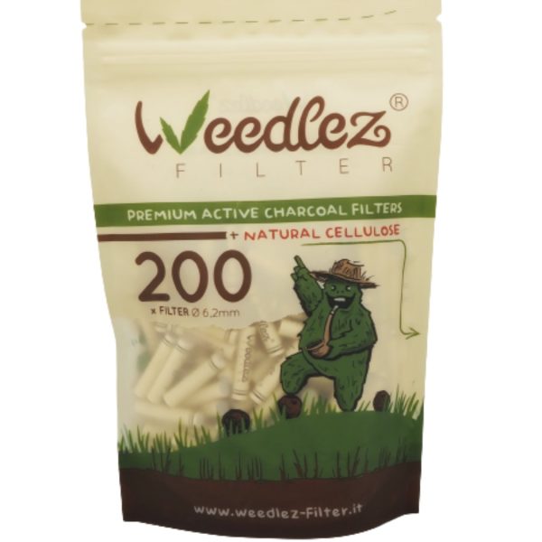 Weedlez - Filtri ai carboni attivi 6,2mm - Pack 250