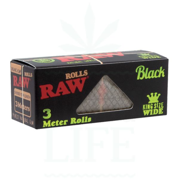 Raw Black - Rolls - Organic Hemp King Size