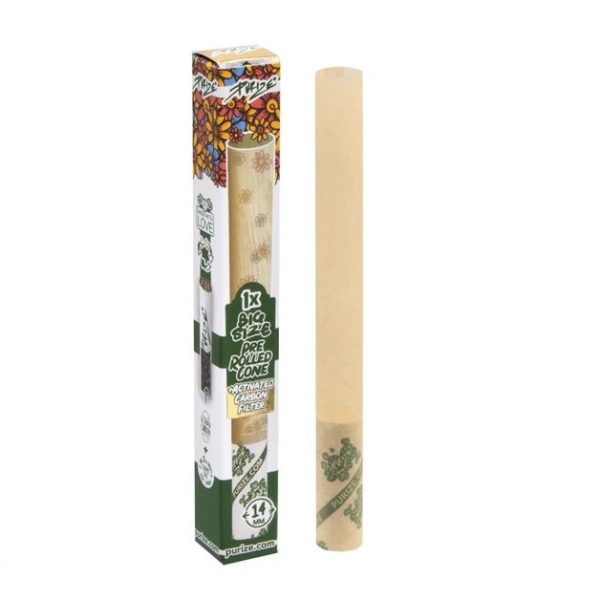 Purize - Prerolled Big Size Cone - Activated charcoal filter