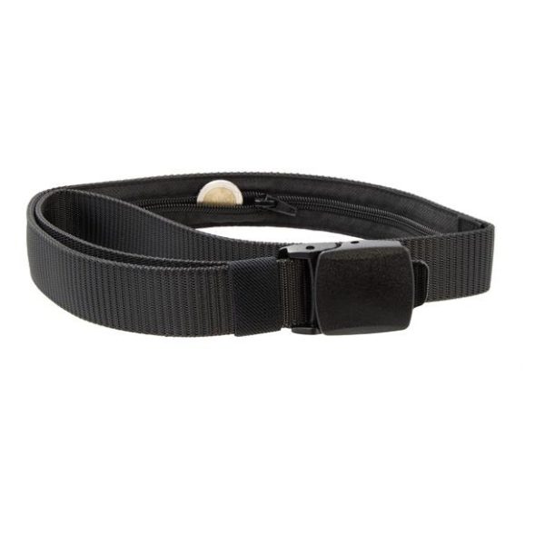 Stash Cintura con Tasca Nascosta a Chiusura Zip - Nera - Unisex - Small