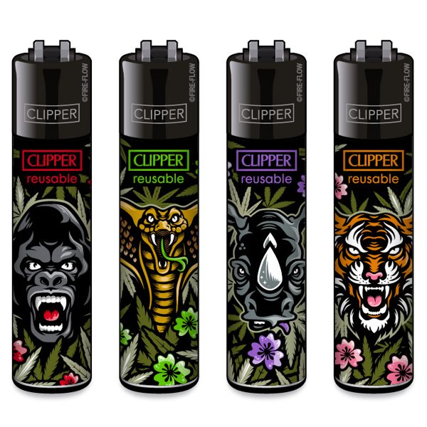Clipper Large - Jungle Weed 2