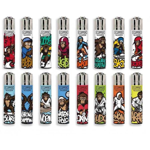Clipper Large - Olympian Monkeys