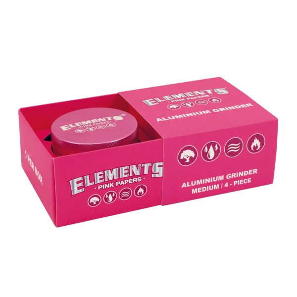 Grinder Elements Pink - Medium