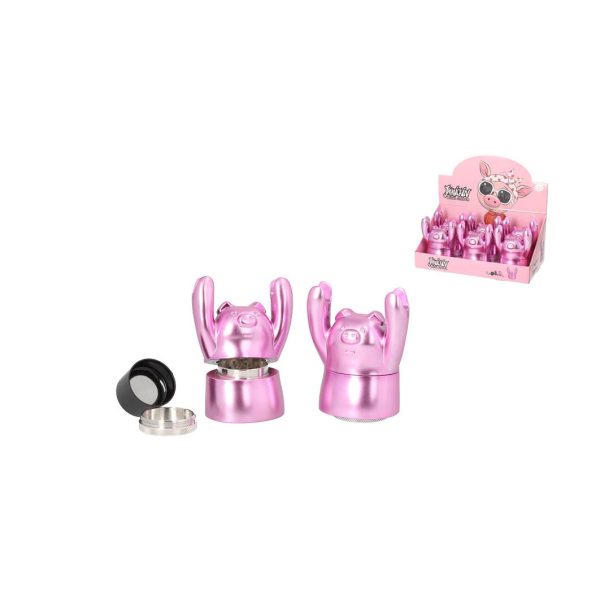 Grinder Magnetico con Poggia Cartine - Piggie il Maialino