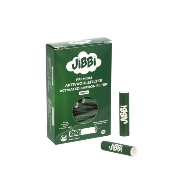Jibbi - Filtri a Carboni Attivi - 6mm - 50 Pezzi