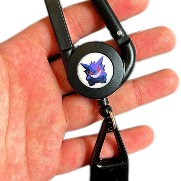 Lighter Leash Moschettone - Accendino al Guinzaglio - Gengar - Porta accendino Gengar