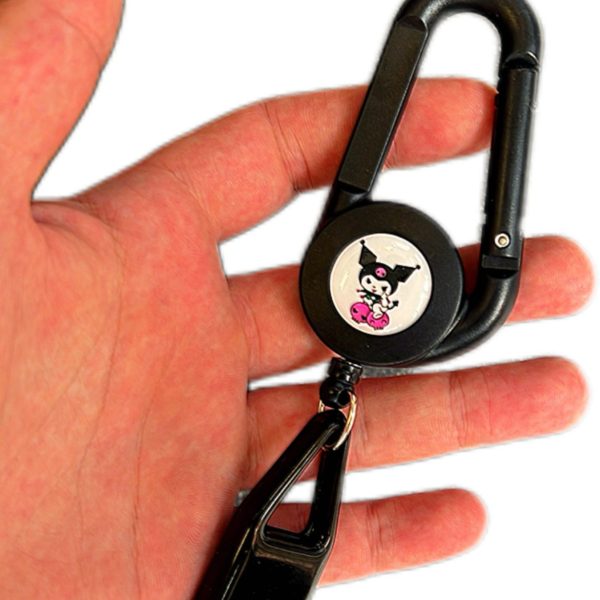 Lighter Leash Moschettone - Accendino al Guinzaglio - Kuromi - Porta accendino Kuromi