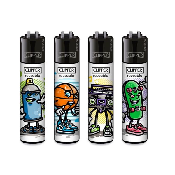 Clipper Large - Urban Characters