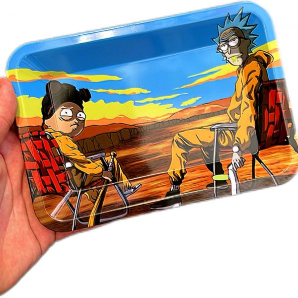 Rick and Morty vassoio in Metallo - Breaking Bad