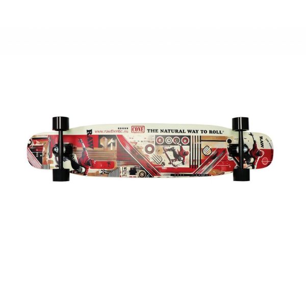 Raw Long Board - Dancer - WHEELS & GRIP TAPE - FULLY ASSEMBLED