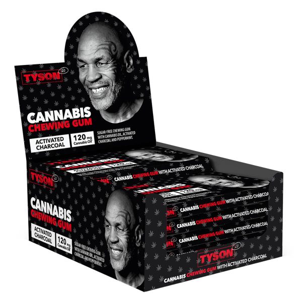 Mike Tyson 2.0 - Cannabis Chewing Gum con Carbone Attivo