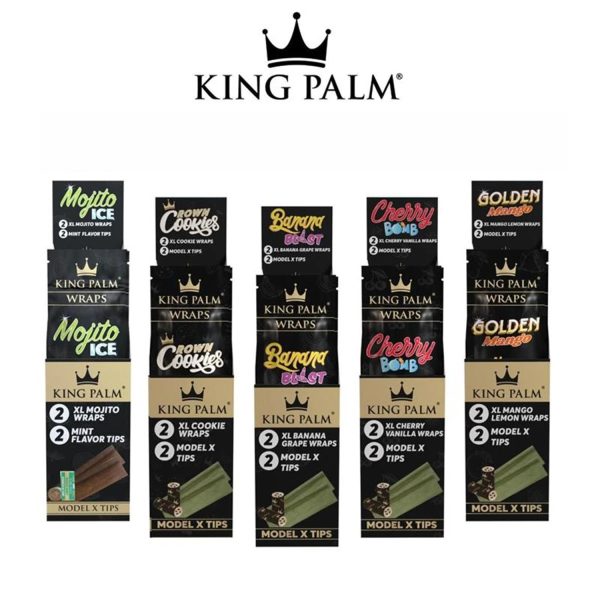 King Palm Blunt Wrap + Tips Terpene Infused
