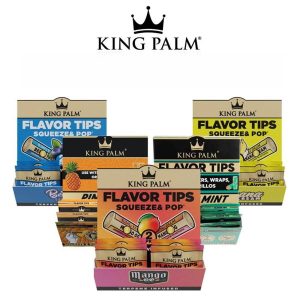 King Palm Filtri in Mais Aromatizzati con Terpene - Vari Gusti - Nuovi