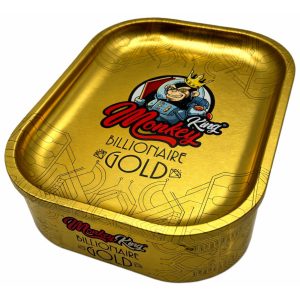 Monkey King - Billionaire Gold Rolling Tray Box - 18 x 14cm
