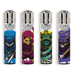 Clipper Large - Ninja Cats