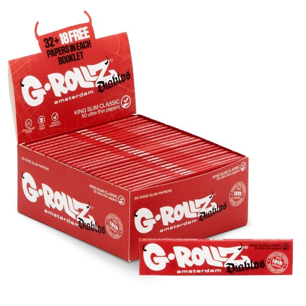 G-Rollz Amsterdam - Cartine Diablo - King Size Slim