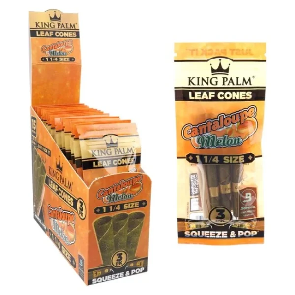 King Palm Blunt Slim 1 e 1/4 - Gusto Cantaloupe Melon