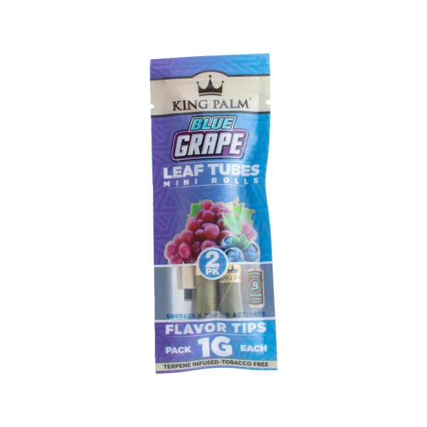 King Palm Blunt Slim con Terpene - Gusto Blue Grape