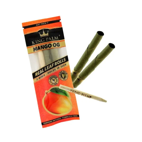 King Palm Blunt Slim con Terpene - Gusto Mango