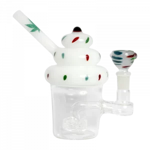 Green Leaf Bong - Cup Cake